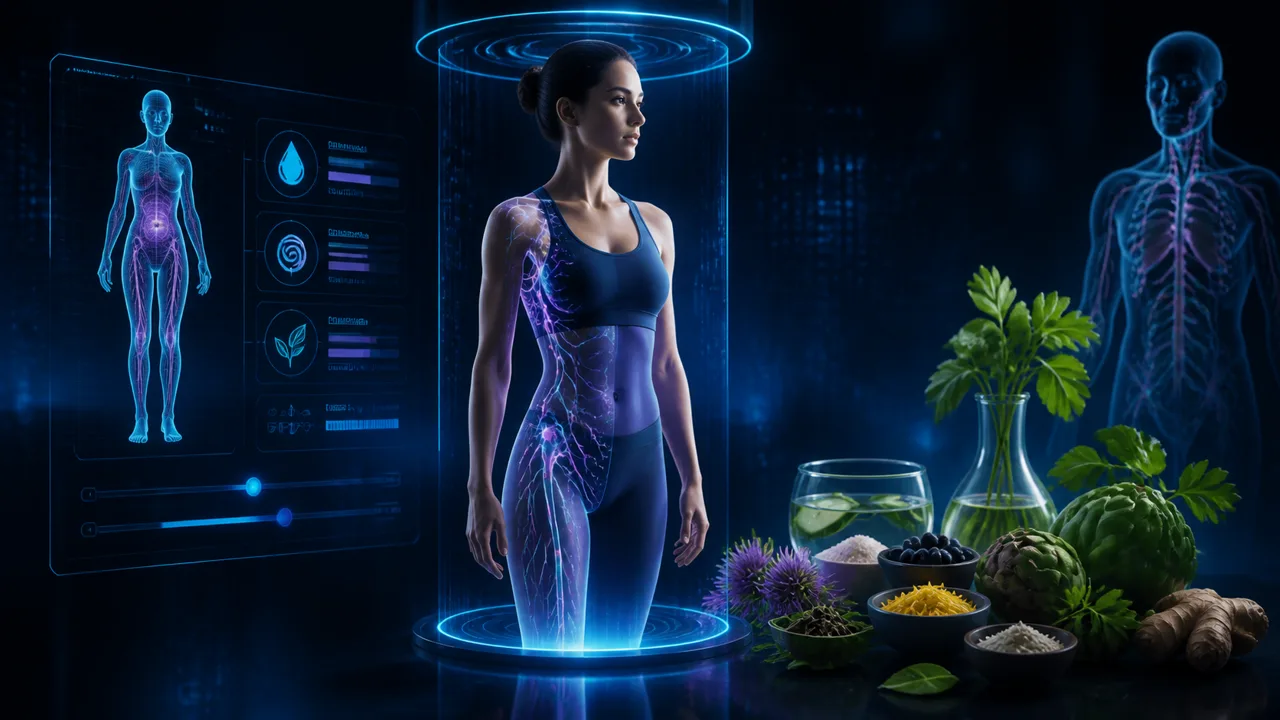 Editorial illustration for Debloat protocol builder: natural strategies