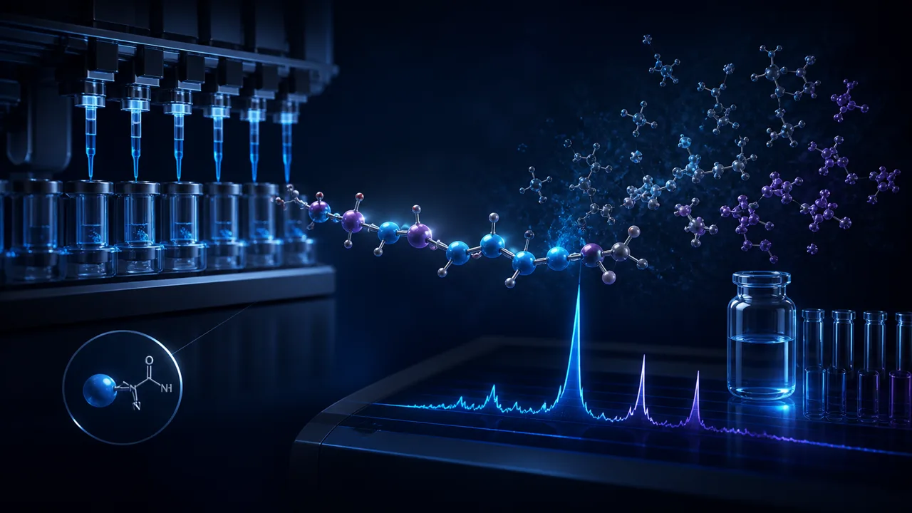 Editorial illustration for How peptides are made, and why purity varies